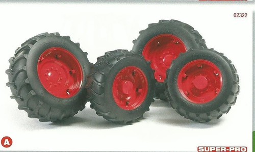Bruder accessori 4 ruote - bruder, 1:16