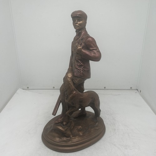 Bronzo caccia con - bronzo, "a