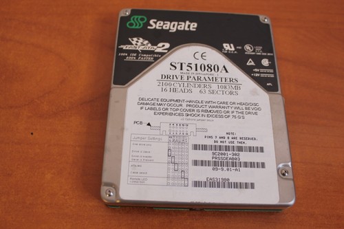 Vintage ide hard disk - ide,