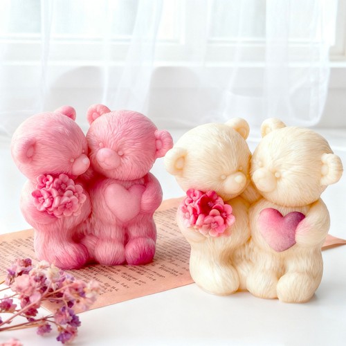 Stampi per candele orso - , 3d