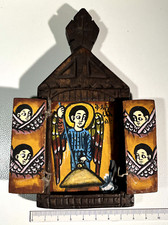 Antica icona etiope in legno