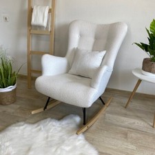 Poltrona scandinava bianca