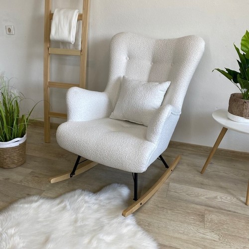 Poltrona scandinava bianca