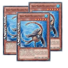 3x DRAGO MARINO MECCANICO PLESION (Mecha Sea Dragon) • Comune • ABYR IT033 • 1Ed