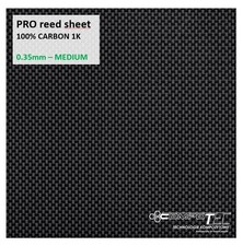 VALVOLA CANNA PETALO SPESSORE 0,35mm/0,0137" FOGLIO AUTOTAGLIATO 100% FIBRA DI CARBONIO