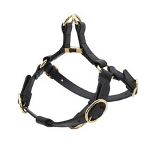 Gucci Pet Harness GG Pelle S Nero Accessorio da Passeggio per Cani dal Giappone