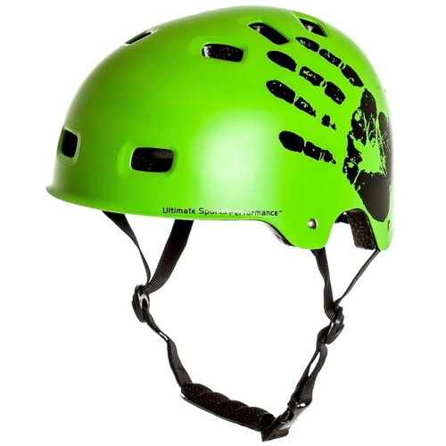 Casco green hand per - "green, bmx