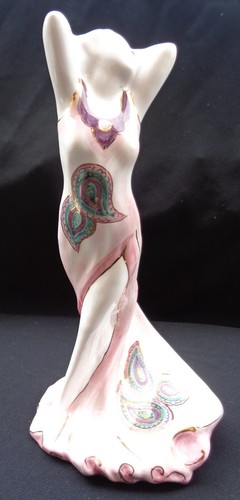 Ceramica statuina donna - donna, copia