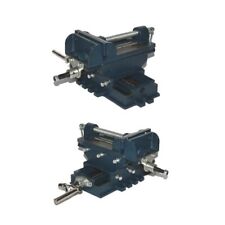 Morsa a croce da banco con ganasce in acciaio per trapano a colonna 100mm