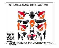 KIT CARENE MOTO HONDA CBR 600 RR 2003 2004 PLASTICHE SCOCCHE 1 ROTTA