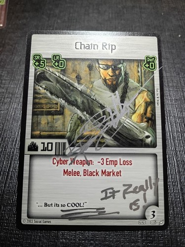 Cyberpunk 2020 ccg rara carta - cyberpunk,