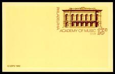 USA - STATI UNITI - Intero postale - 1979 - Philadelphia Academy of Music - 13c