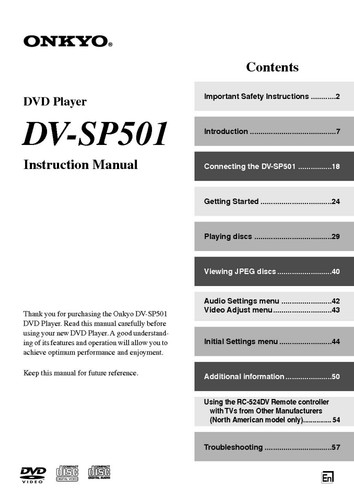 Onkyo sp501 lettore dvd - onkyo,