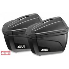 Set valigie laterali GiVi E22 Cruiser Monokey nero opaco / Carico max 5 kg