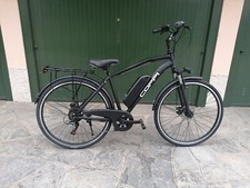 Nuova Coppi CETL28206 Bicicletta Elettrica - Nera E-bike trekking Uomo 