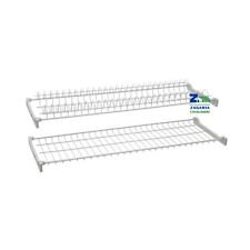 COPPIE RETI SCOLAPIATTI PER PENSILE 56 CM METALLO PLASTIFICATO BIANCO