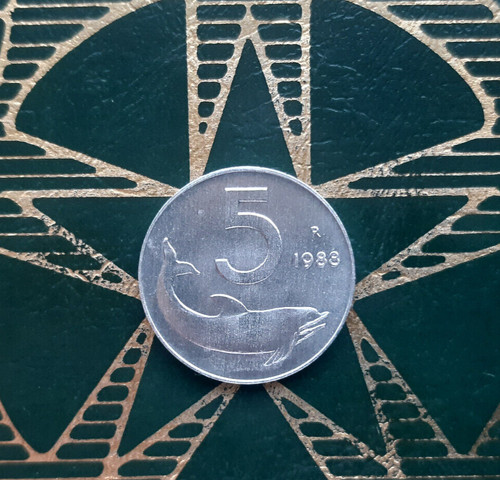Lire 1988 - 5, (delfino)