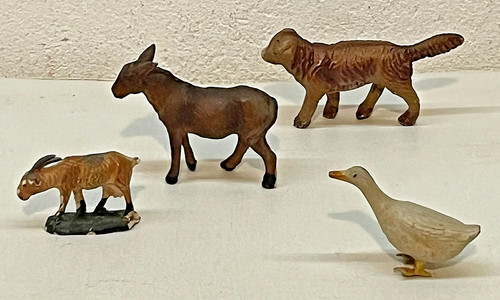 Antico diorama per presepe - diorama,