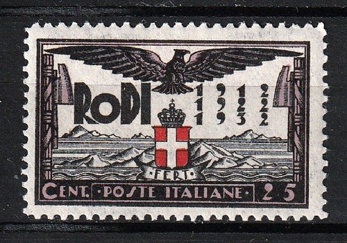 Italia colonie 1932 egeo - 1932,
