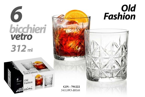 Set bicchieri vetro - set, 6