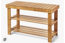 Scarpiera in bambù foglia e