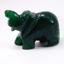 Statua avventurina elefante in