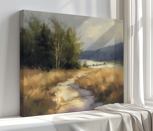 Quadro paesaggio stampa - stampa, su
