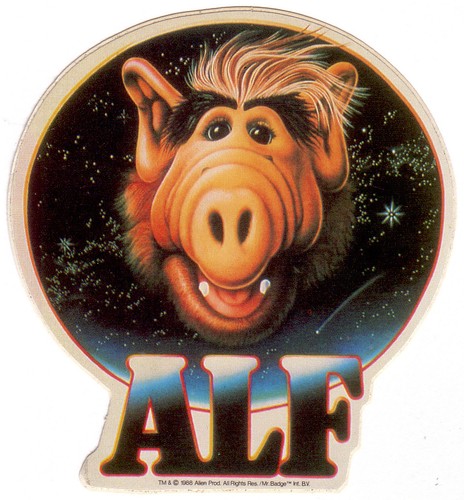 Adesivi alf l alieno - adesivi, l'alieno