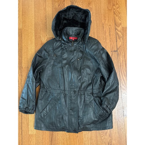 Giacca pelle vintage y2k - di,
