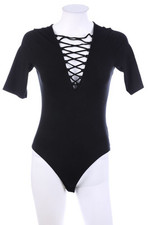H&M Body Kurzarm S schwarz