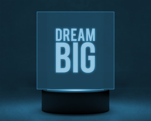 Lampada luminosa dream big - lampada,