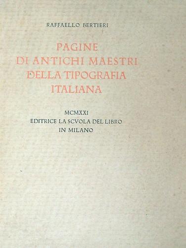 Pagine antichi maestri - pagine, di
