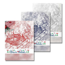 Asciugapiatti natalizio "Natalis" con tela Aida