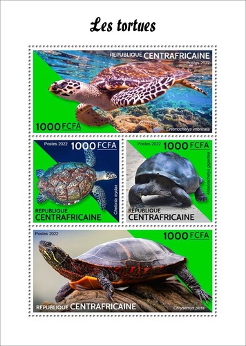 Turtles tortoises mnh - tortoises,