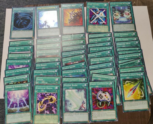 Lotto carte magia - 48, yu-gi-oh