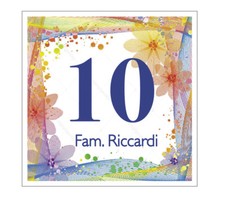 numero civico mattonella