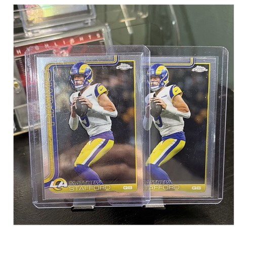 Topps chrome matthew stafford - matthew,