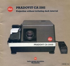 Leica Pradovit CA 2502 Manuale