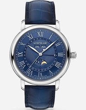 Montblanc Star Legacy calendario completo 42 mm quadrante blu prezzo consigliato £ 4200