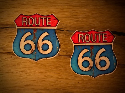 Adesivi route v8 hotrod - 2,