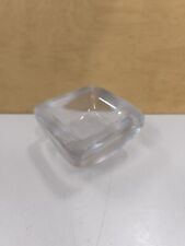 Ciotola Quadrata In Cristallo Acidato