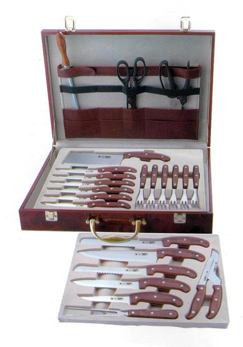 Set coltelli acciaio inox - set,