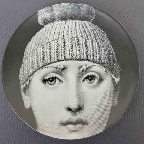 Fornasetti tema wall - fornasetti, plate