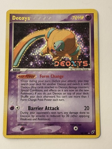 Pokémon tcg deoxys - tcg, di