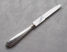 RAR Coltello Da Tavola Raro 24,7cm. Stile Chippendale In Argento 800 Italia M+C