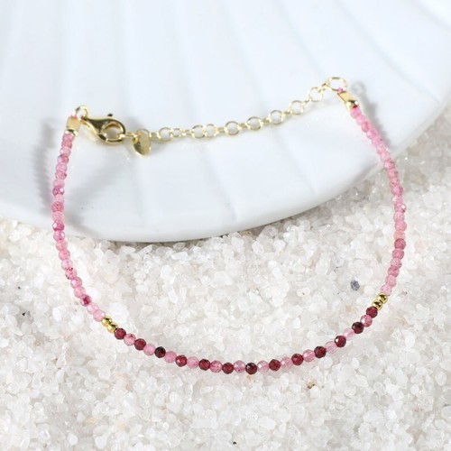 Bracciale regolabile con - , perle