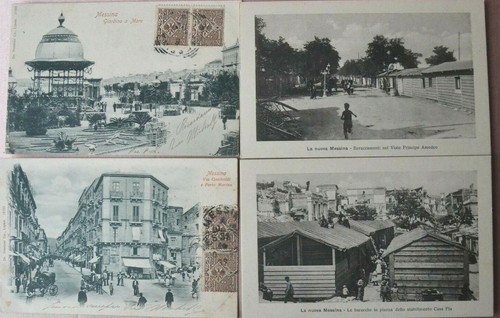 Lotto cartoline messina - lotto, 4