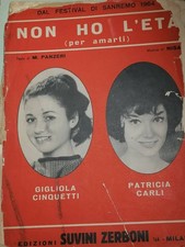 Spartito non eta l età - spartito, l'eta'