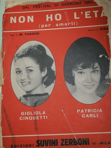 Spartito non eta l età - spartito, l'età