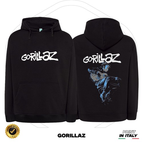 Felpa gorillaz musica - gorillaz,